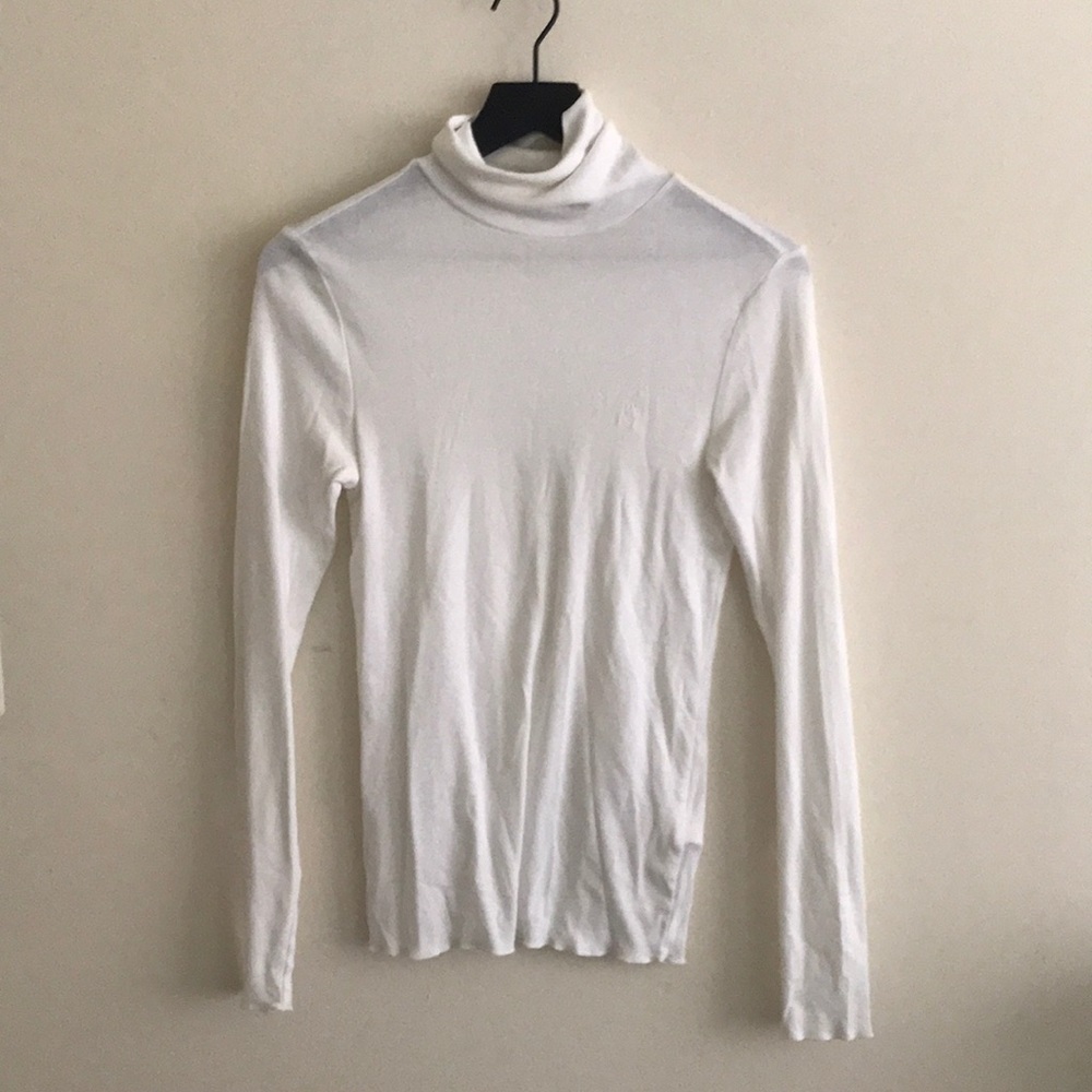 White polo turtle neck!
